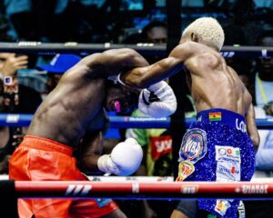 The Rise is Real: Theophilus Allotey Claims WBA Africa Glory at Bukom